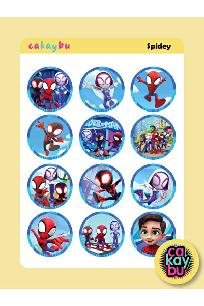 cakaybu ملصق لاصق للكمبيوتر الدفتري المدرسي من Spidey