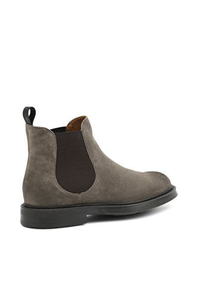 Frau Men's Boots 73A3 FRAU WAXY Ankle Boot Visone (Dark Beige)