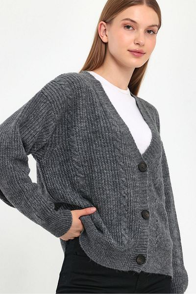 ALEXANDERGARDI BUTTONED KNITTED KNIT CARDIGAN (B23-5801)