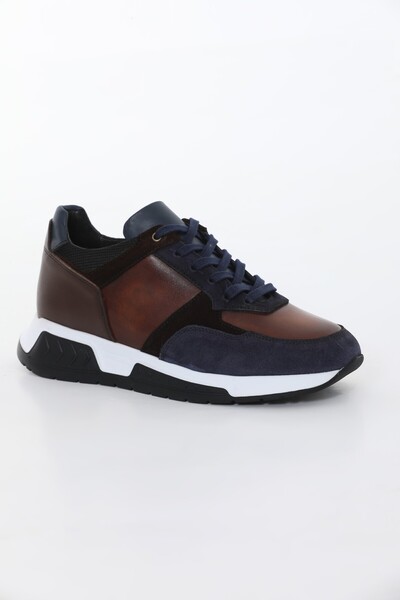 Faruk balkanas Marvin Model Eva Sole Combination Leather Sneaker Shoes