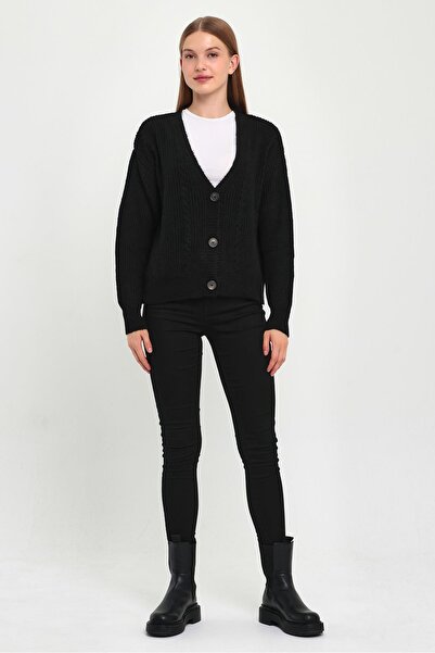 ALEXANDERGARDI CARDIGAN TRICOT CU NASTURĂ (B23-5801)