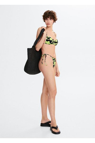 MANGO Woman Bikinihose „Brasilianisches Modell“ mit Schleife