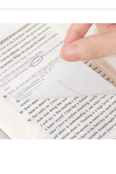 NotYaz Transparent Sticky Note Paper 2 Pack