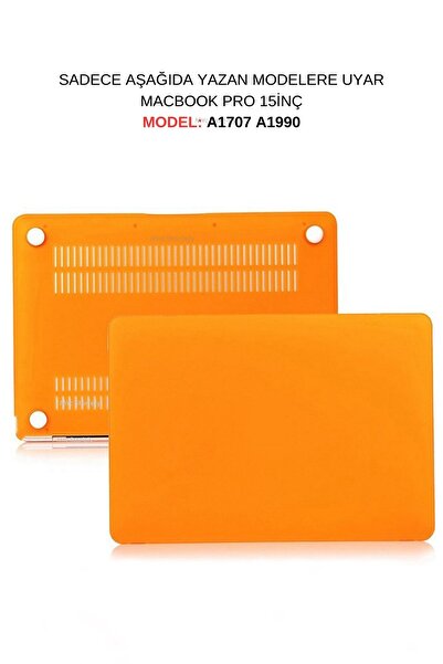 Mcstorey Macbook Pro Kılıf 15inç Mat Flu (TOUCHBARLI 15" PRO 2016-2019) A1707...