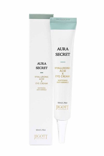 Jigott Moisturizing Hyaluronic Acid Eye Cream Aura Secret Hyaluronic Acid Eye Cream