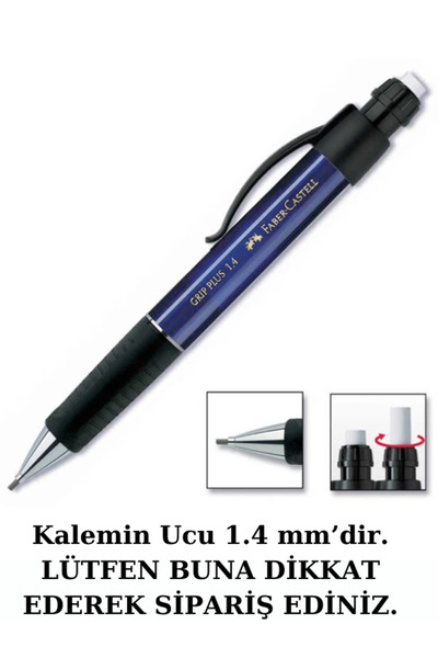 Faber Castell Grip Plus 1.4 Mm Uçlu Kalem – Lacivert