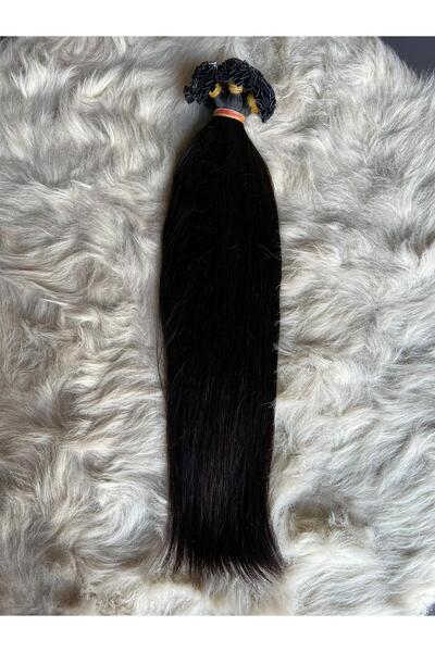 Suzan Peruk 50 cm 50 ADET(0.6gr) %100 Doğal Gerçek Insan Saçı Mikro Kaynak saç