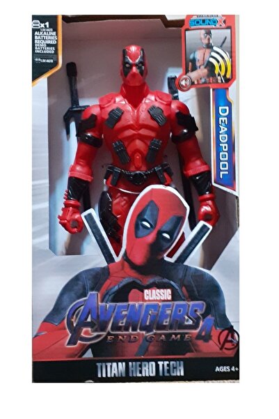 Ünsal store Deadpool Sesli Işıklı Figür Oyuncak 30 Cm Avengers