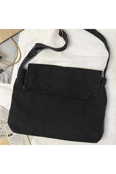 Touz Кут Кут Аніме Хлопчик З принтом Вінтажна унісекс сіра джинсова сумка поштаря