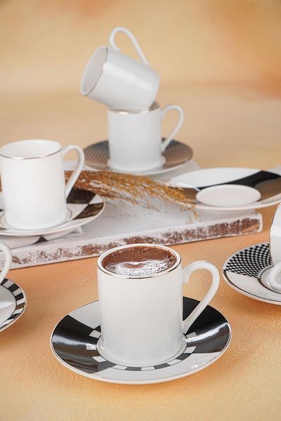 ACAR HXF-05097 Felex 6-Piece Coffee Cup Set 90 ml