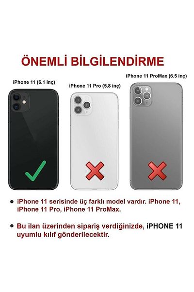 Merwish حافظة شفافة مطبوعة على شكل قلوب وردية صغيرة متوافقة مع هاتف Apple Iphone 11 مع حماية للحواف والكاميرا