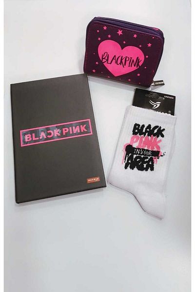 GC GÖKHAN CLUB Blackpink Notebook Wallet Socks