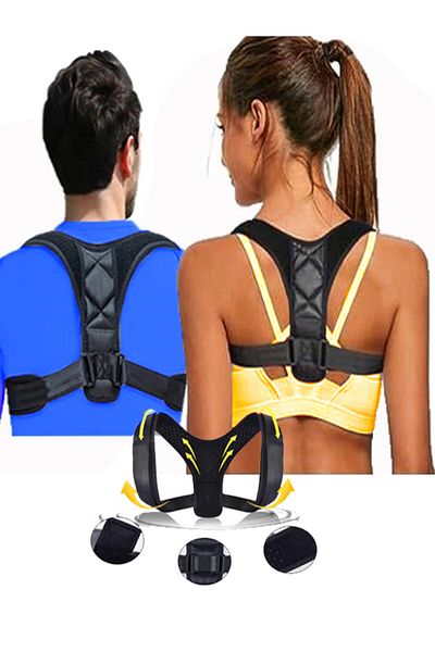 UYDEE Corset pentru postură verticală Corset de corectare a spatelui umăr Corset pentru spate femei bărbați Corset pentru postură verticală