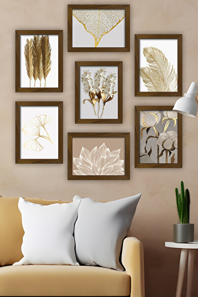 Artavessa 7 Parça Çerçeve Görünümlü Mdf Tablo Seti