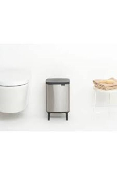 Brabantia Pedestal Trash Can Chrome Fpp 7 L