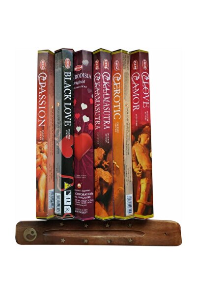 Hem Tütsü Afrodizyak Etkili 6 Çeşit Orjinal Hint Tütsüsü Ve Ateş Meleği Buhur...