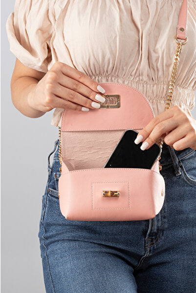 Garbalia Fonte Original Strap Bamboo Lockable Mini Women's Powder Shoulder Bag