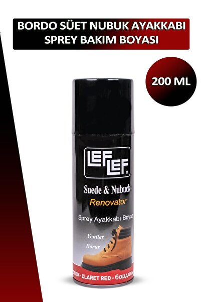 Dopar Bağcık + Nuri Leflef Süet Nubuk Ayakkabı Sprey Bakım Boyası 200 ML Set