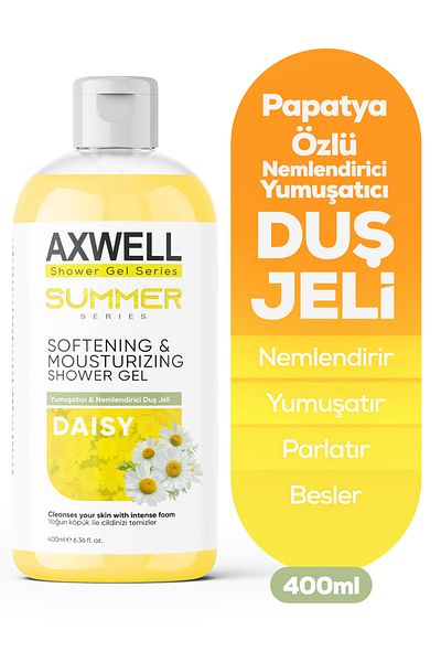 AXWELL Chamomile Extract Moisturizing Softening Shower Gel
