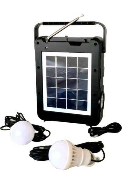 Genel Markalar Güneş Enerjili Radyolu Kamp Işığı, Solar Kamp Lambası,bluetoot...