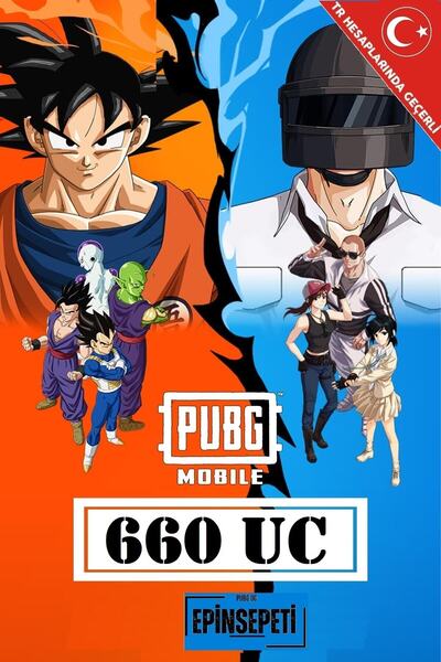 PUBG Mobile 660 UC ID (Yalnızca TR)