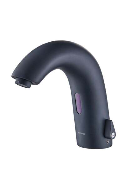 Fause Fotoselli Lavabo Bataryası Isı Kumandalı Çift Su Girişli Siyah KFB101-2B