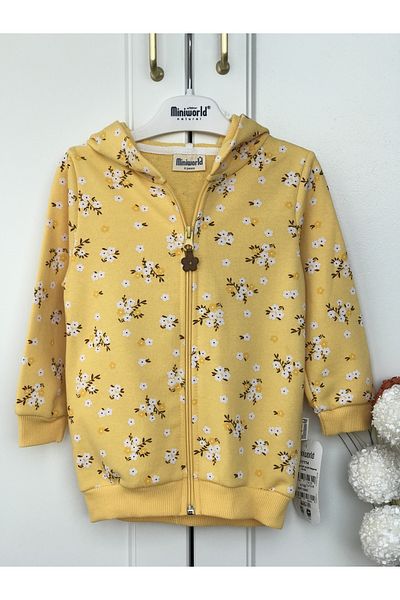 Miniworld Girl's Floral Cardigan