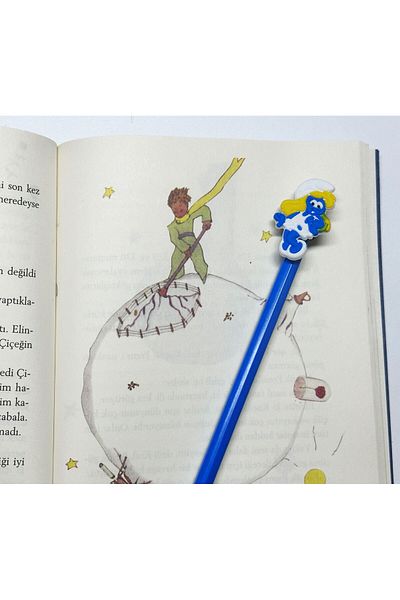 CA Accessories Cute Pen Ornament The Smurfs Smurfette Pen Back