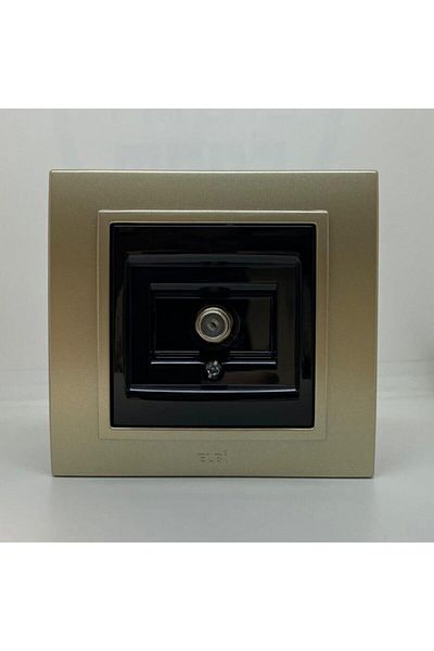 ELBİ Zena Satellite Socket F Female Frame Black Titanium