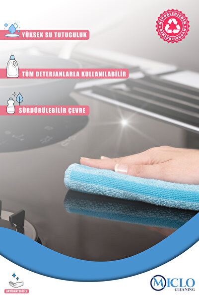 MICLO CLEANING Mikrofiber Mutfak & Banyo Zor Kir Bezi 4’lü Paket
