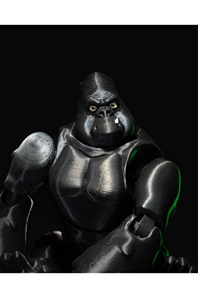 Bi'şeyler Sepeti Hareketli Goril Faruk Oyuncak 18 CM (BÜYÜK BOY)