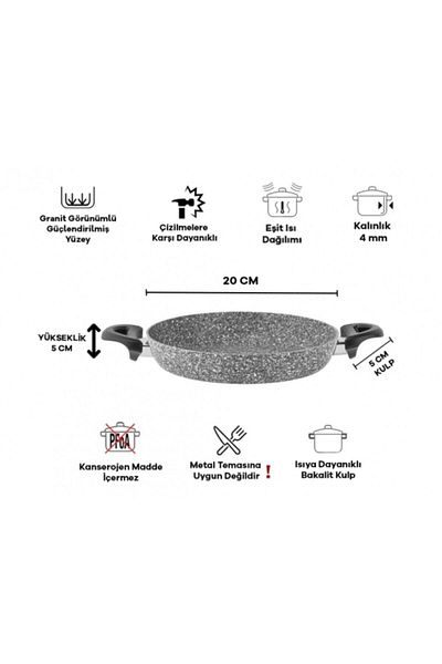 Taç Ultra Granite 2-Piece Pan & Pan Set
