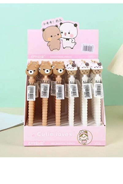 NaSaDAN Pasta Ayıcık 2'li 0,7 Uçlu Versatil Kalem