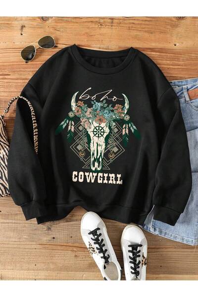 Adrift Hanorac termic subțire cu text grafic din seria Coke