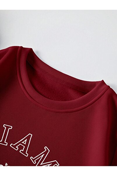 Adrift Φούτερ Coke Serisi Grafik Yazılı Térmal İnceli Φούτερ