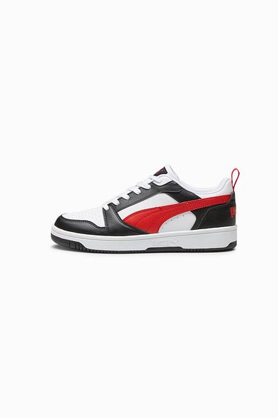 Puma Ανδρικά αθλητικά παπούτσια Puma Rebound v6 Low - Λευκό Μαύρο 392328 -04