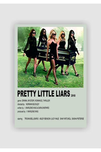 fırsatlar diyarı Pretty Little Liars Dizi Duvar Posteri - Kalın Kağıt - Çerçevesiz