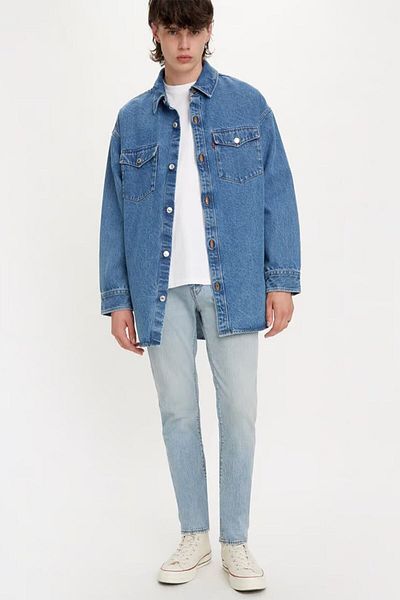 Levi's Βαμβακερό Normal Waist Slim Fit στενό πόδι 511 Τζιν Ανδρικό τζιν παντελόνι 04511