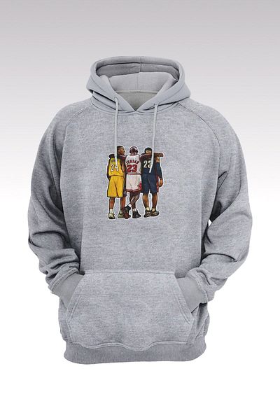 Pisa Art Φούτερ Jumpman 173 Γκρι με κουκούλα - Hoodie