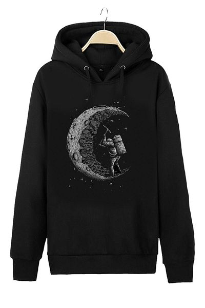 Pisa Art Φούτερ με κουκούλα Unisex με κουκούλα Astronaut Mine