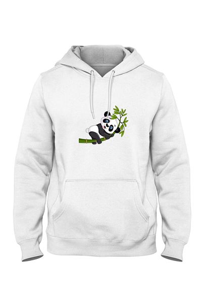 Pisa Art Φούτερ με κουκούλα Panda με τσέπες καγκουρό Bll2939
