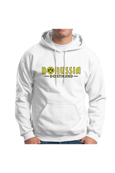 Pisa Art Φούτερ Unisex Normal Fit 'borussia Dortmund' με κουκούλα