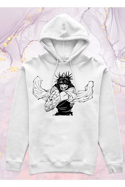 Pisa Art Jujutsu Kaisen - Piercing Blood - Φούτερ με κουκούλα χωρίς τσέπη