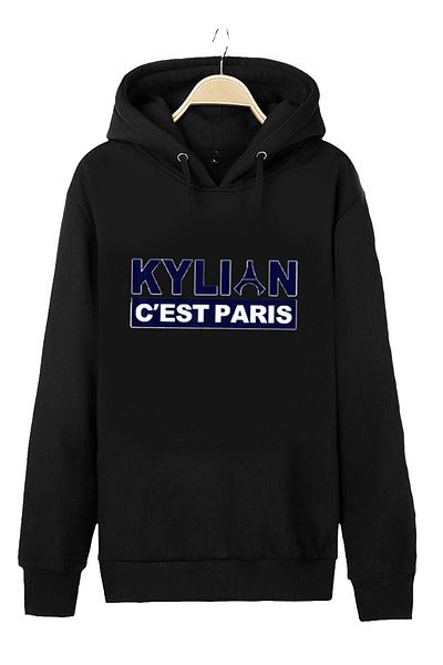 Pisa Art Унисекс суитшърт с качулка Mbappe Paris