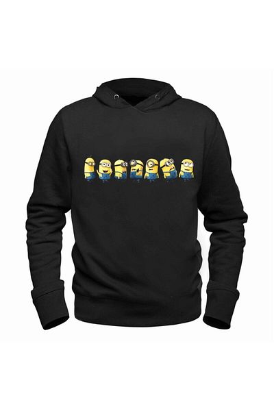 Pisa Art Суитшърт Minions Siyah