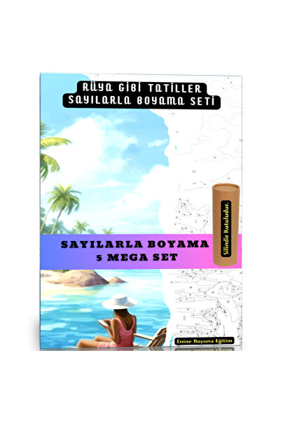 Enine Boyuna Eğitim Painting by Numbers Super Set (Dreamlike Holidays)