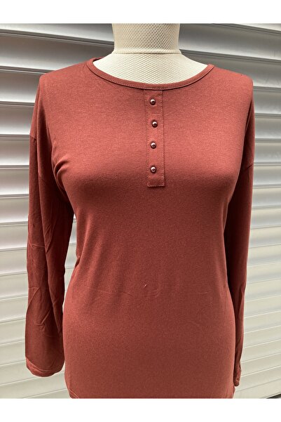 NAZ GİYİM KADIN LİKRALI BÜYÜK BEDEN PENYE BLUZ