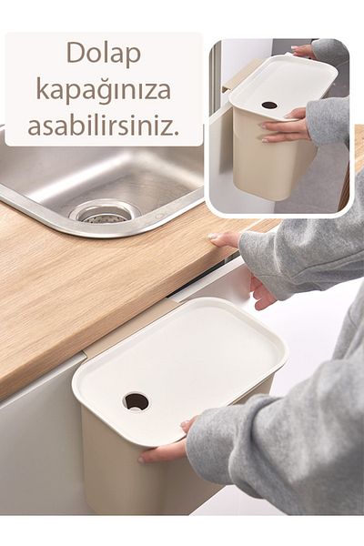 Hedi's Home Κουτί απορριμμάτων με κάλυμμα ντουλαπιού κουζίνας
