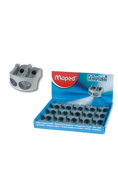 Maped Classic Metal Double Hole Pencil Sharpener