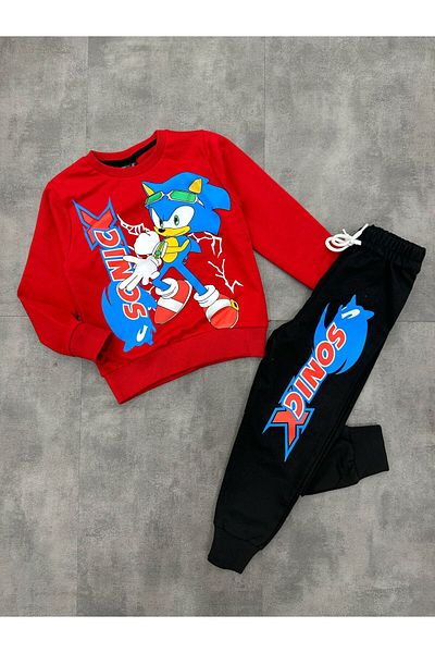 öykümgaleria Boy's Seasonal Sonic Top and Bottom Set